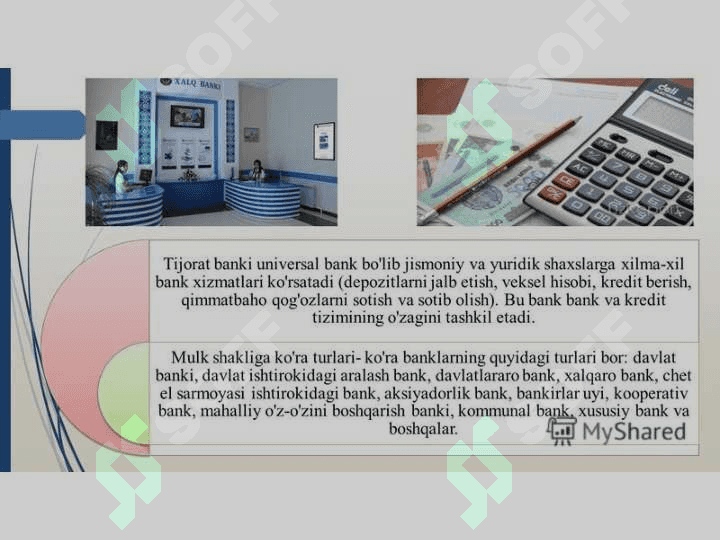 O`zbekiston Respublikasi bank tizimi va uning tarkibi 4