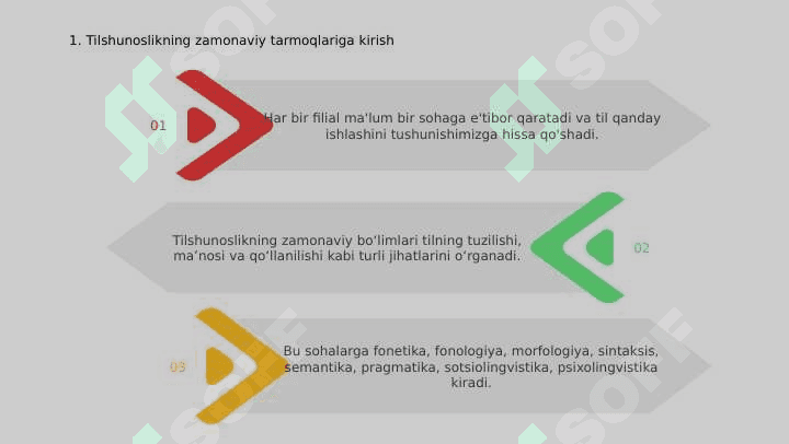 Tilshunoslikning zamonaviy sohalari 3