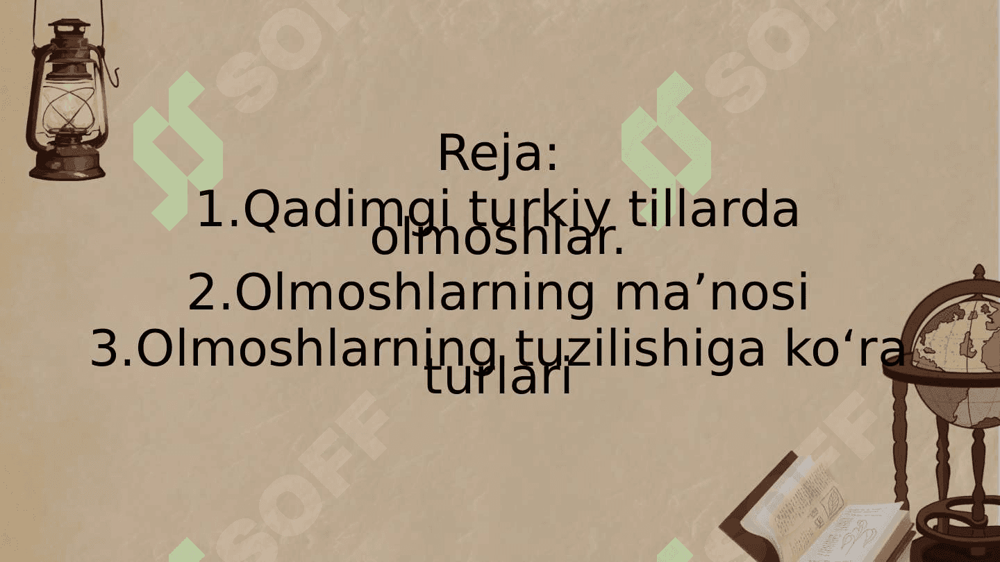 Olmoshning ma'no turlari. Olmoshning tuzilish jihatdan turlari. 2