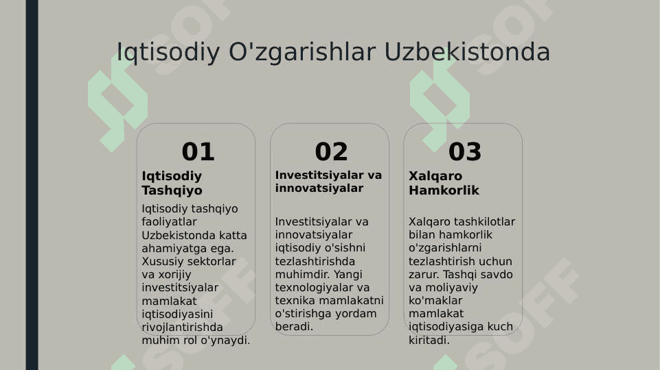 Oʻzbekistonda biznes va xususiy tadbirkorlikni rivojlantirishni istiqibollari 8