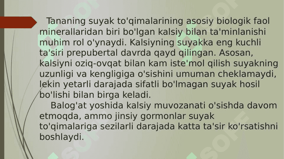 Suyaklarda mineral tuzlarni to'planishini boshqarilishi: endokrin bezlar ahamiyati 6