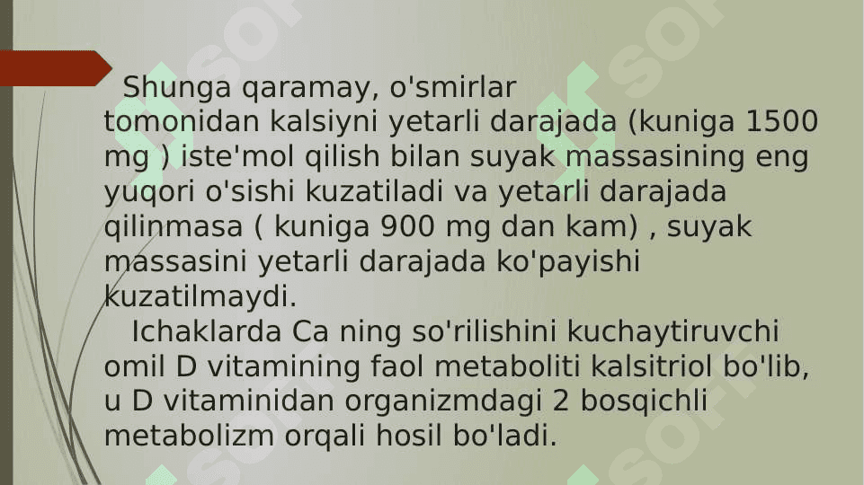 Suyaklarda mineral tuzlarni to'planishini boshqarilishi: endokrin bezlar ahamiyati 8