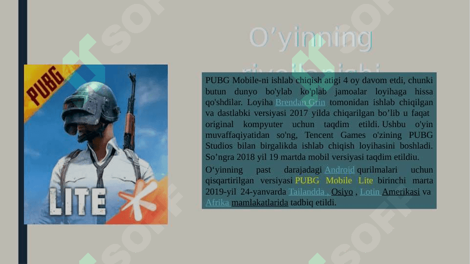 Pubg mobile game va uning iqtisodiy holati va yaratilish tarixi 6