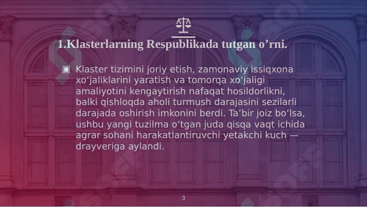 o’zbekiston respublikasidagi agroklasterlar tahlili 3