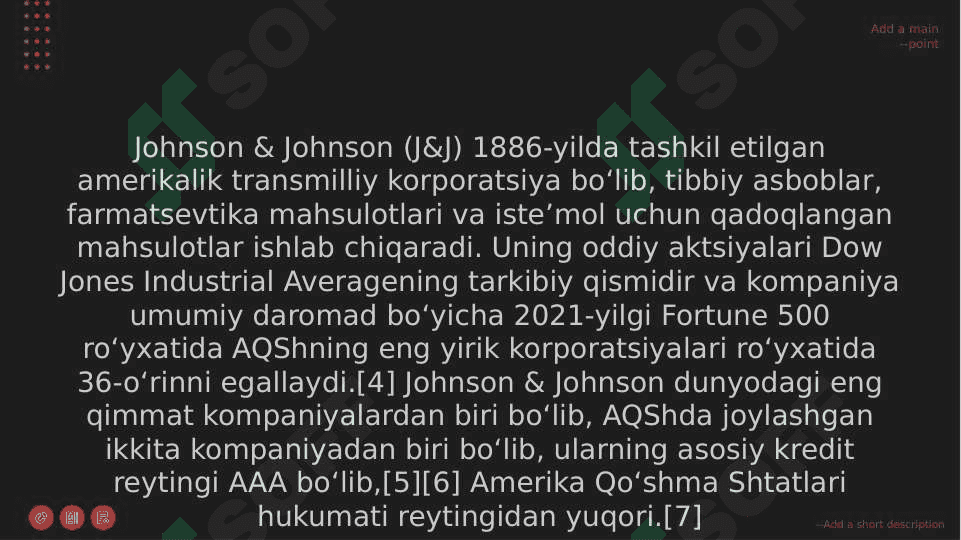 Johnson&Johnson Kompaniyasi 3