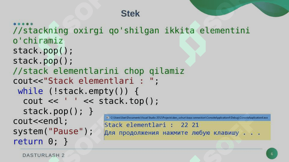 KONTEYNERLI ADAPTERLAR. C++. 6