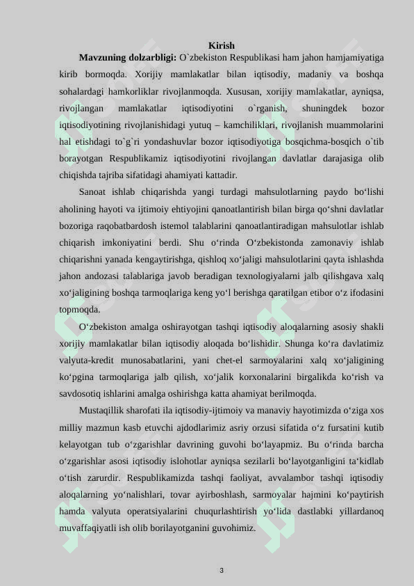 Dunyoning yetakchi mamlakatlari iqtisodiyotining qiyosiy tavsifida yalpi ichki mahsulot tarkibidagi tendentsiyalar 3