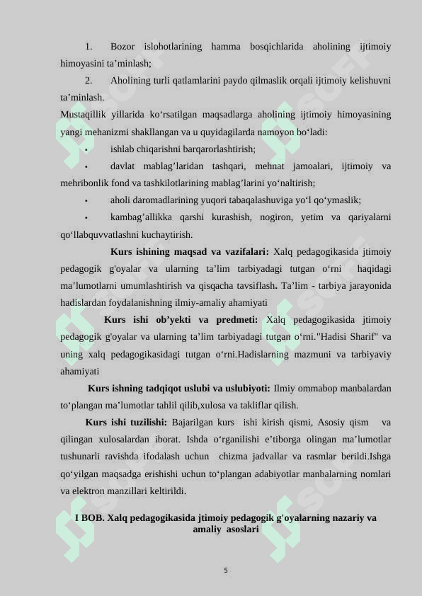"Hadisi Sharif" va xalq pedagogikasida jtimoiy pedagogik g'oyalar 5
