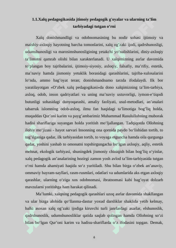 "Hadisi Sharif" va xalq pedagogikasida jtimoiy pedagogik g'oyalar 6