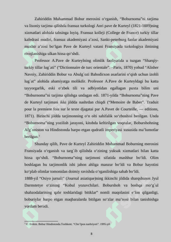 Zahiriddin Muhammad Bobur shaxsi  tarixshunosligi (xorijiy tadqiqotlarda) 7