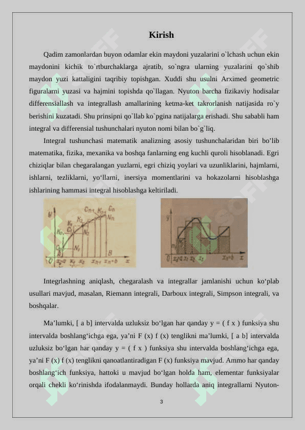 INTEGRALLARNI  TAQRIBIY HISOBLASH USULLARI. SIMPSON USULI 3