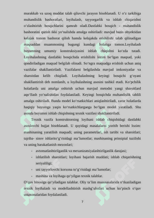 Avtomobilni loyihalash va modellashtirishni o’rganish 7