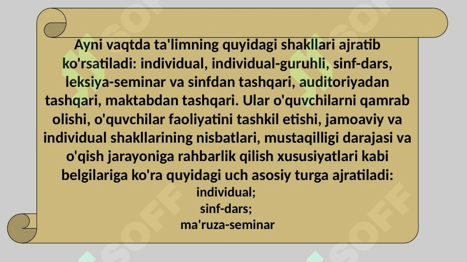 Tarbiya fanini o’qitish metodikasi 4