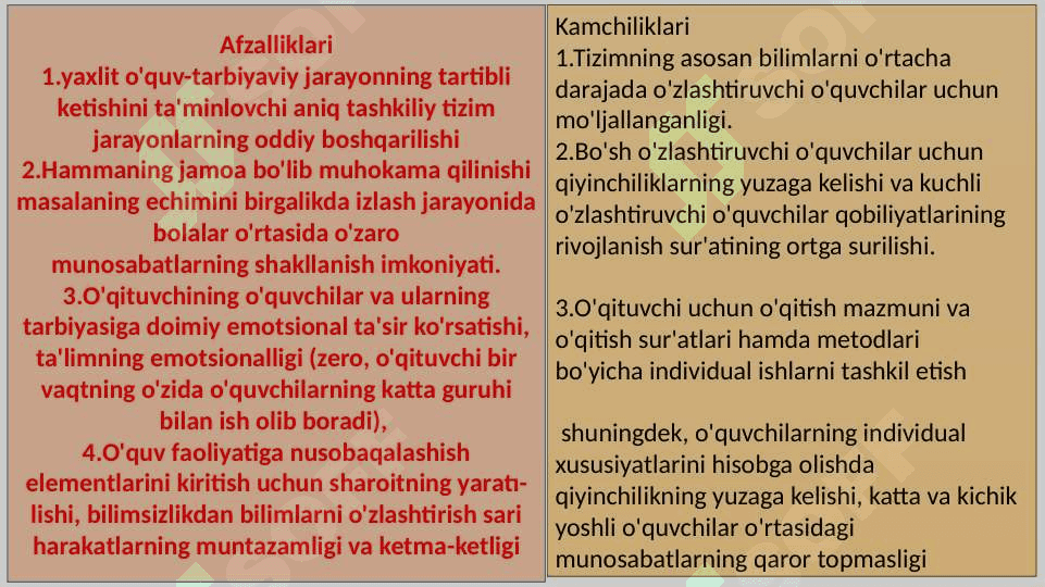 Tarbiya fanini o’qitish metodikasi 7