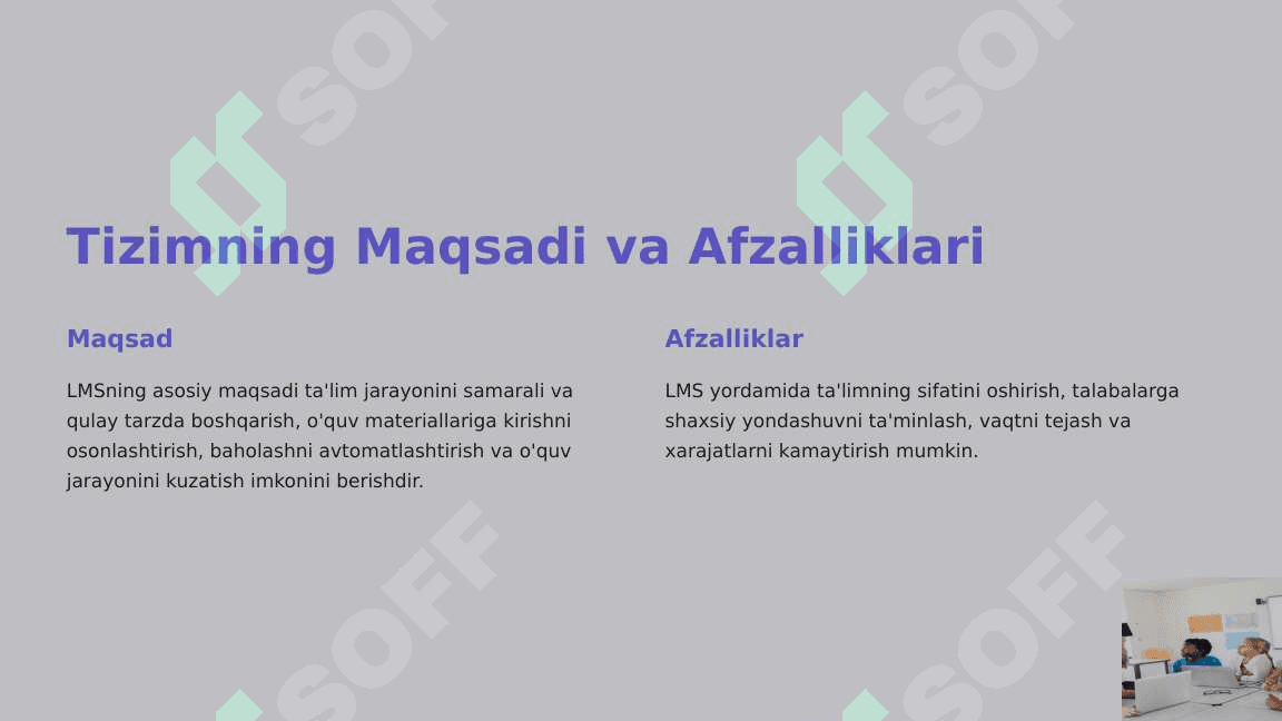 O'qitish Boshqarish Tizimi LMS 2