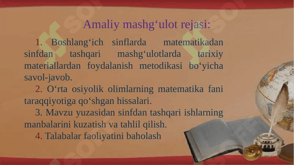Boshlang’ich sinflarda  tarixiy materiallardan foydalanish 2
