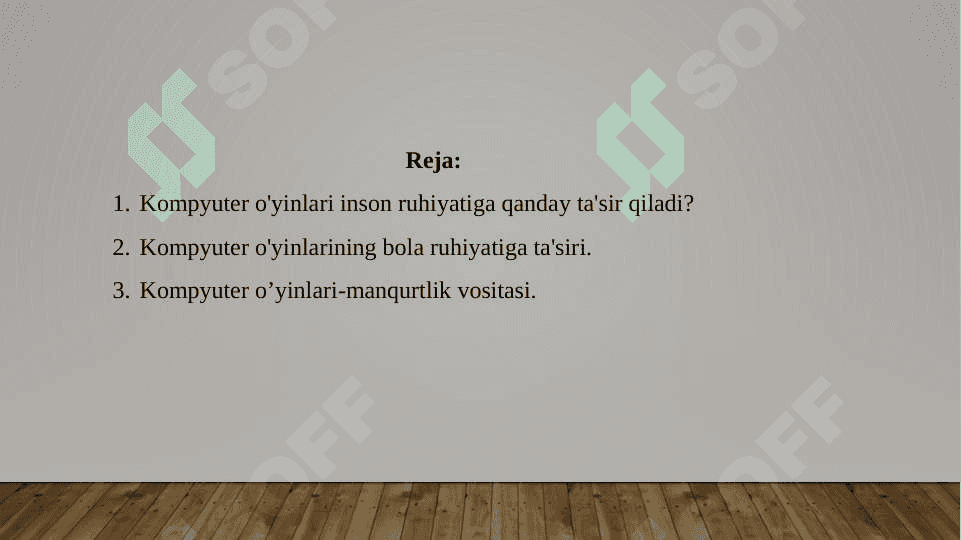 Kompyuter o’yinlari-manqurtlik vositasi 2