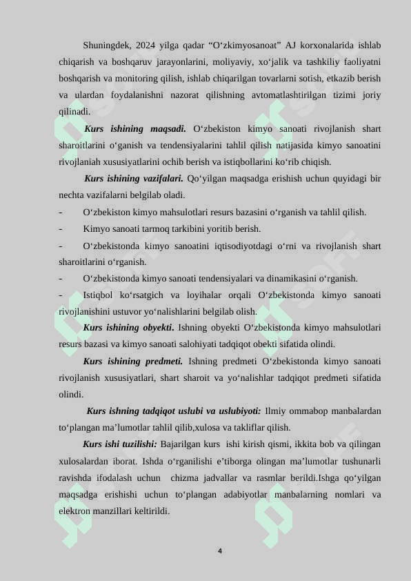 O‘zbekistonda kimyo majmuasi va uning rivojlanishi 4