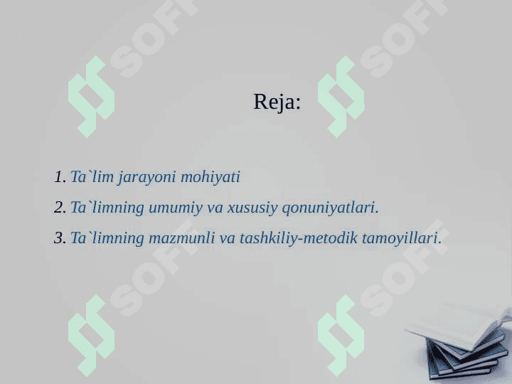 Boshlang'ich sinflarda ta'lim qonunlari va tamoyillari 2