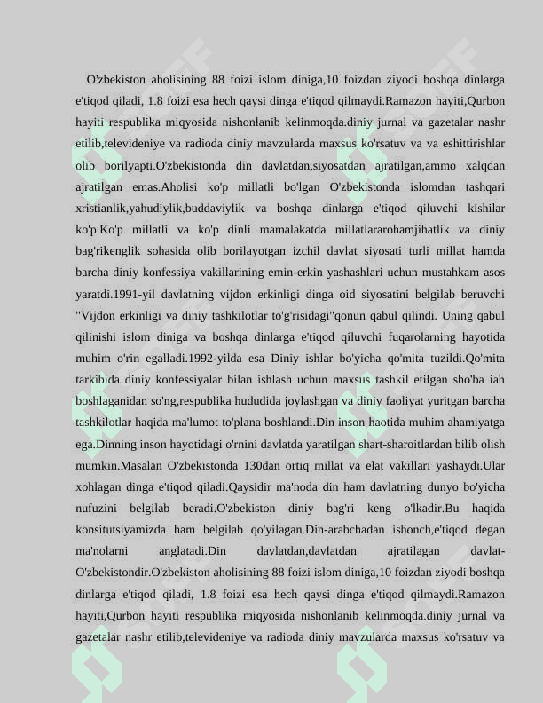 Jamiyat hayotidagi ijtimoiy-gʻoyaviy jarayonlarda jahon dinlarining oʻrni va roli 2