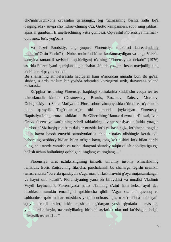 Marketing hisobot 5