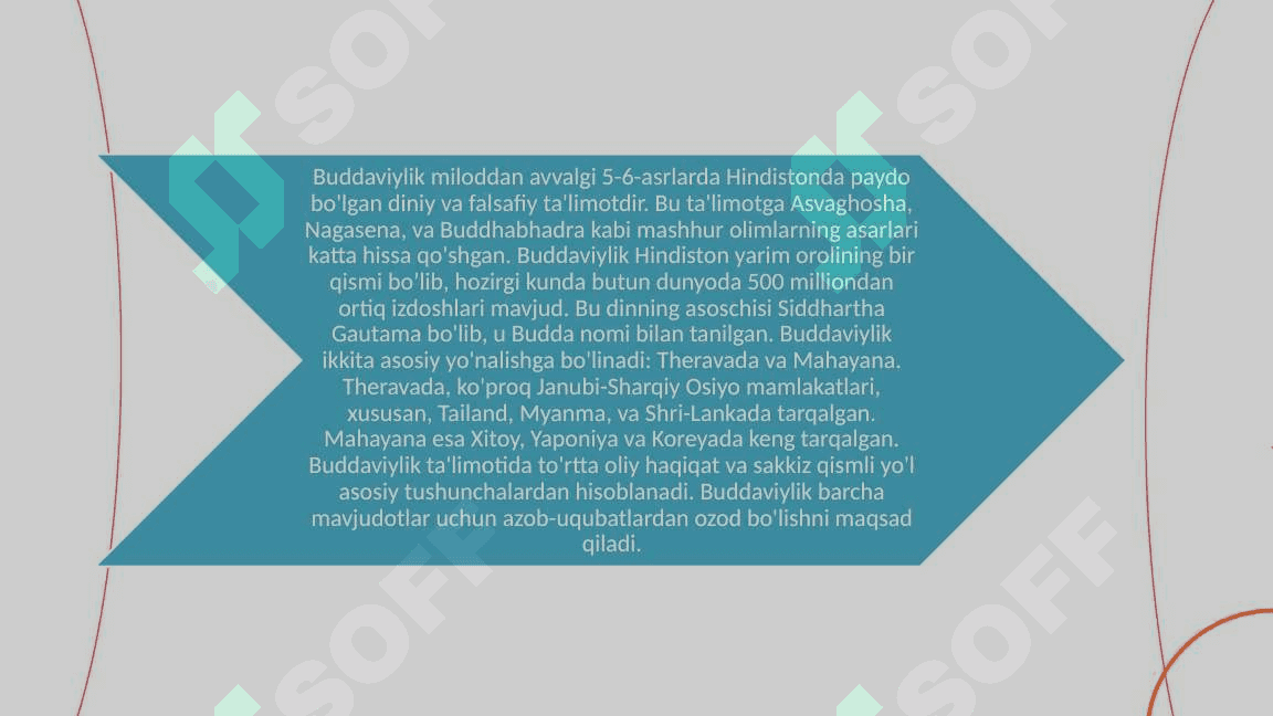 Islomgacha bo'lgan diniy-mafkuraviy plyuralizm bosqichi (Milodgacha IV asr boshlaridan - milodiy VIII asrgacha). 6