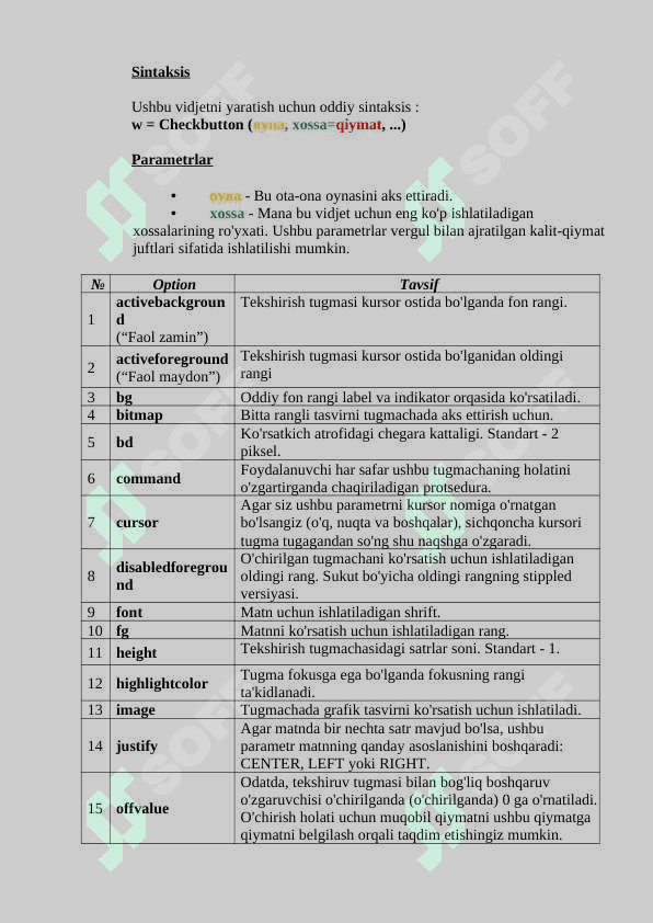 Tkinter Radiobutton (“Radio tugma”) 4