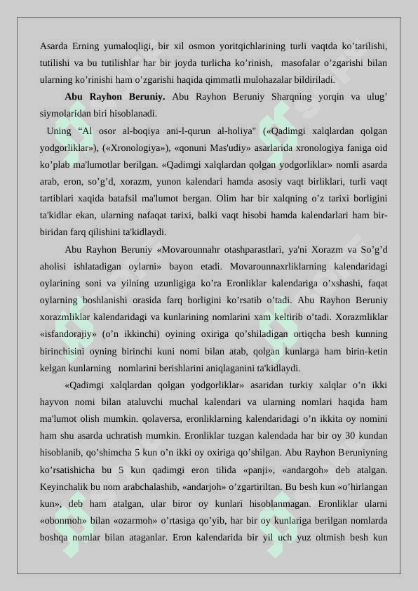 xronologiya fanining vujudga kelishi va taraqqiyoti 7