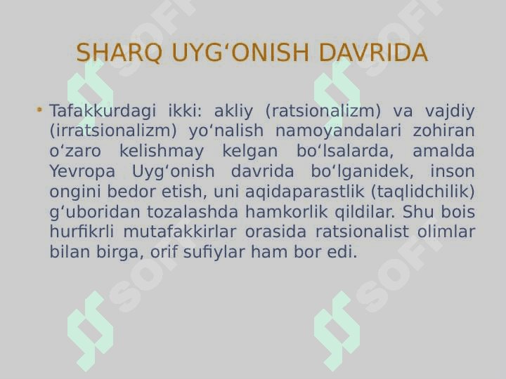 O’rta Osiyoda uyg’onish davri Renessans 8