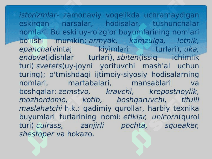 ESKIRGAN SO‘ZLAR 4