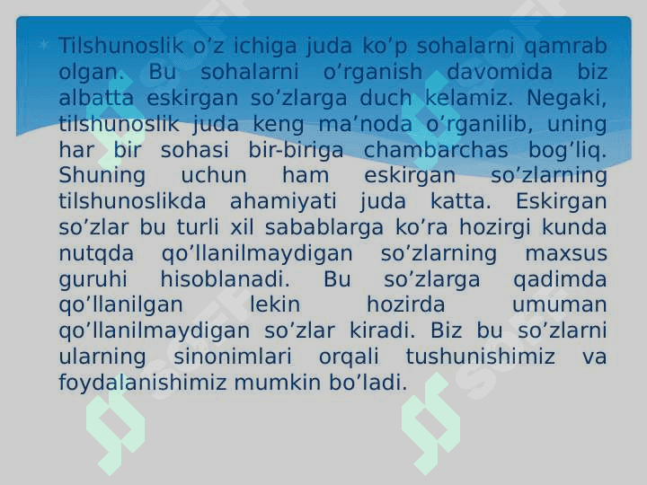 ESKIRGAN SO‘ZLAR 6