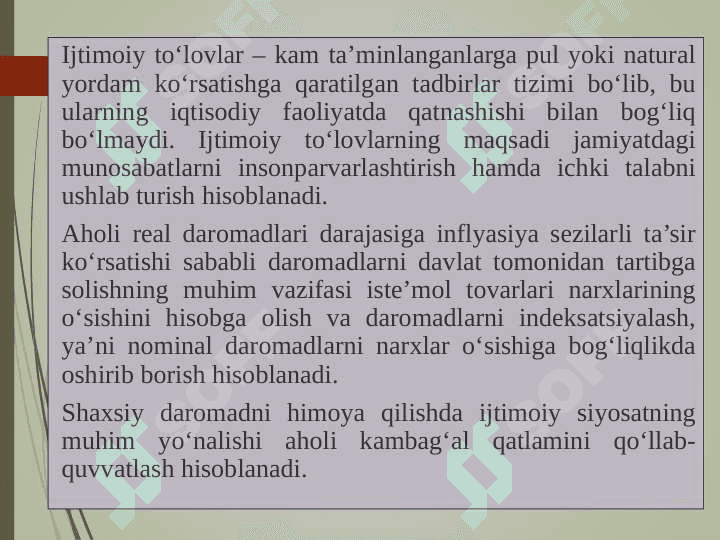 O’ZBEKISTON RESPUBLIKASIDAGI IJTIMOIY O’ZGARISHLAR 5