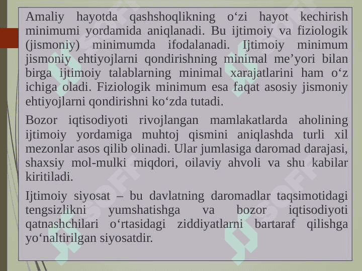 O’ZBEKISTON RESPUBLIKASIDAGI IJTIMOIY O’ZGARISHLAR 6