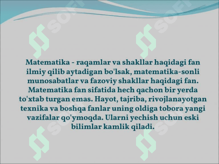Boshlang‘ich sinflаrda matematika o‘qitishning umumiy metodikasi 3