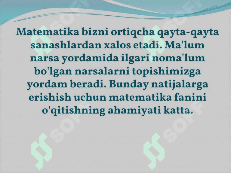 Boshlang‘ich sinflаrda matematika o‘qitishning umumiy metodikasi 4