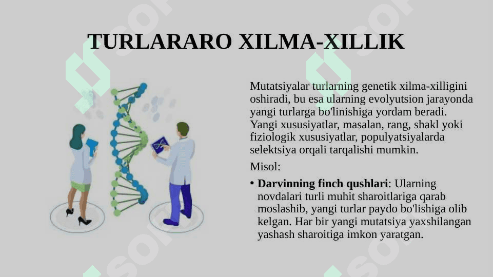 GEN MUTATSIYALARINING EVOLUTSION AHAMIYATI 4