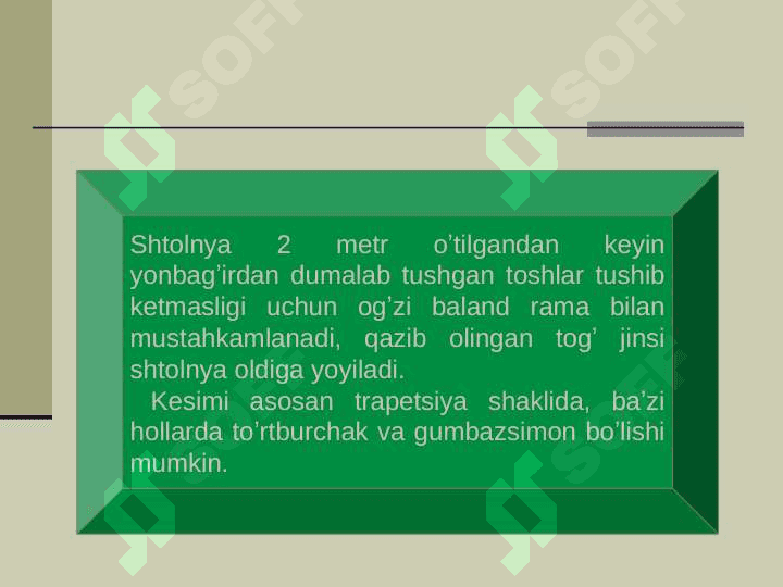Dunyo bòyicha òtgan shtolniyalar ularning farqli jixatlari 4