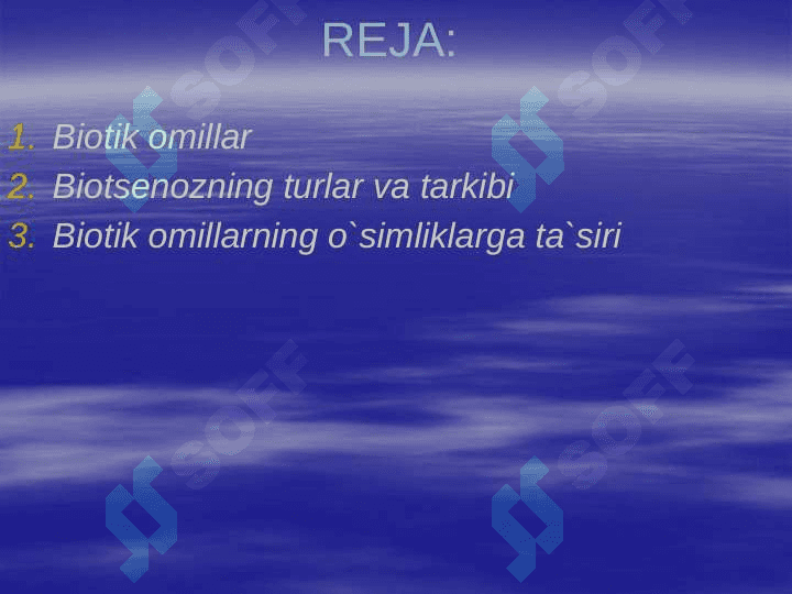 EKOTIZMDAGI BIOTIK MUNOSABATLAR 3
