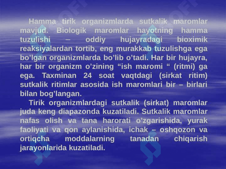 EKOTIZMDAGI BIOTIK MUNOSABATLAR 5