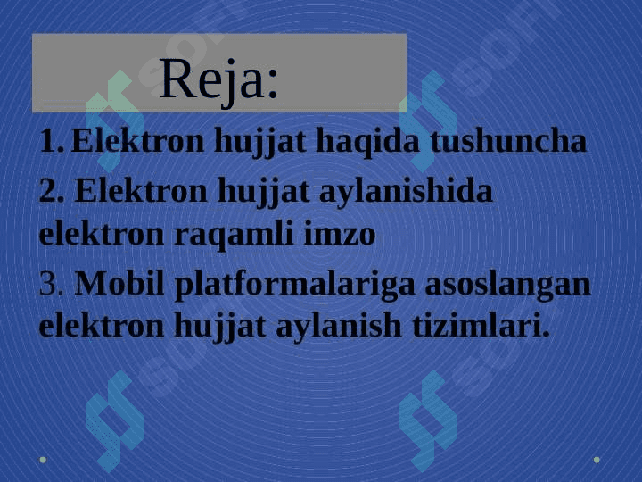 ELEKTRON RAQAMLI IMZO 2