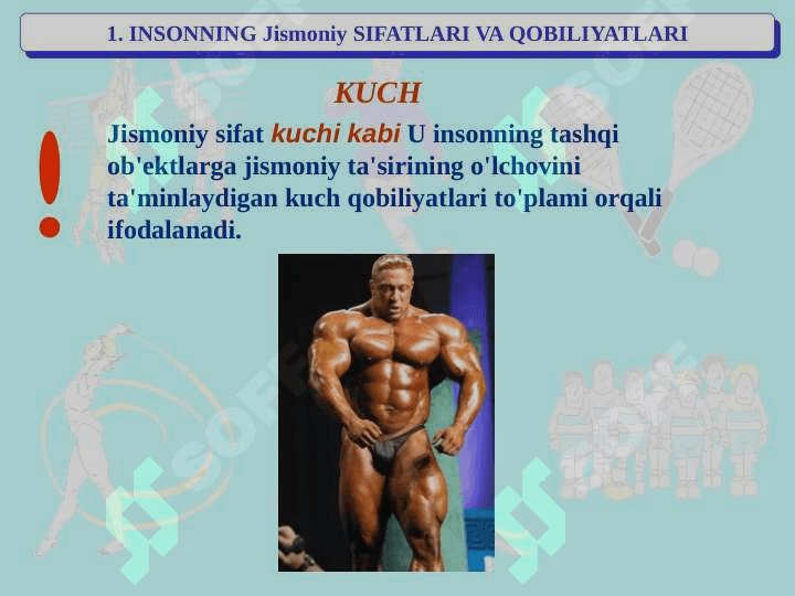 Epchillik yo'nalishida, jismoniy sifat  xususiyatlarini rivojlantiruvchi jismoniy mashqlar 7