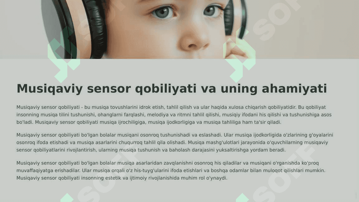 MUSIQAVIY SENSOR QOBILIYATINI MUSIQA MASHG'ULOTLARIDA ANIQLASH 3
