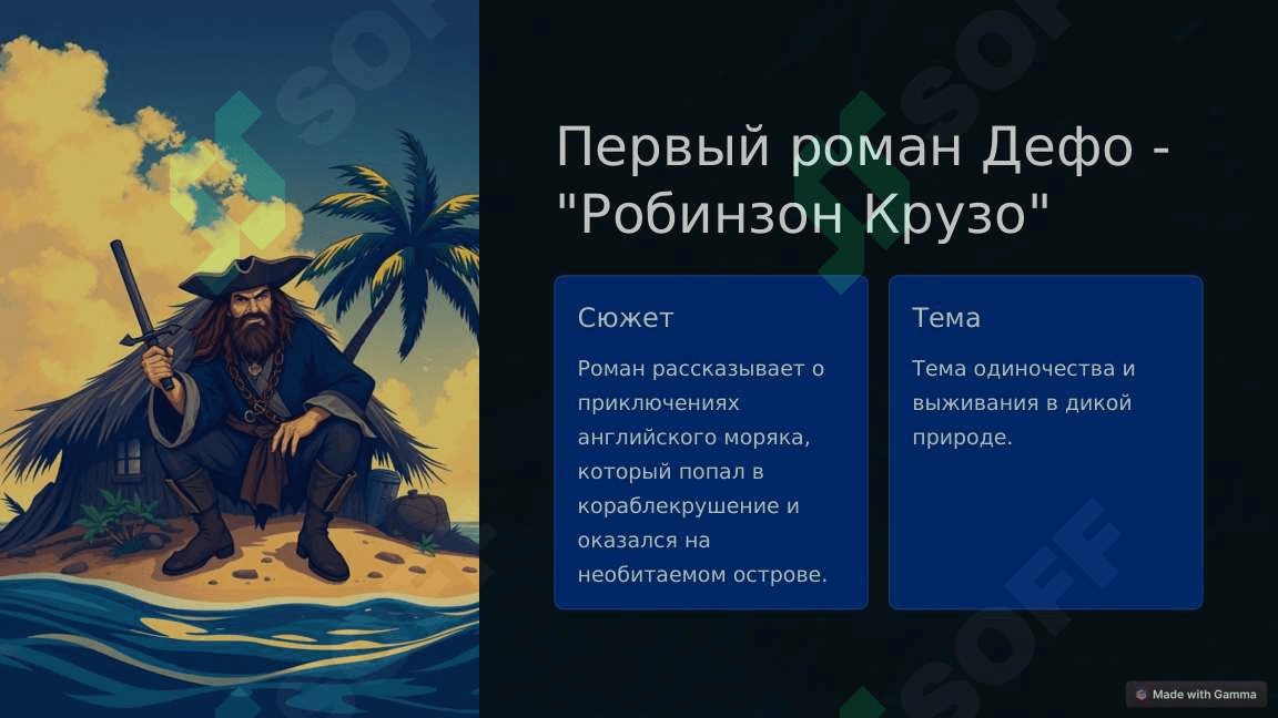 Творчество Даниеля Дефо 4