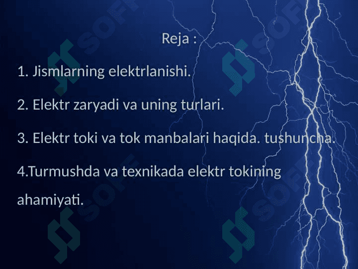 Elektr toki haqda dastlabki tushuncha. 3