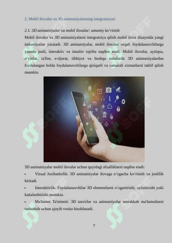 Mobil ilovalar yaratuvchi dasturlarda 3D illustratsiyalar (infografika ma`lumotlar ko`rinishida) 7