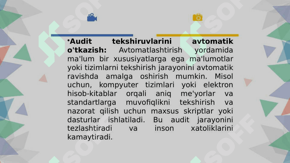 Ichki auditning samaradorligini oshirish usullari 6