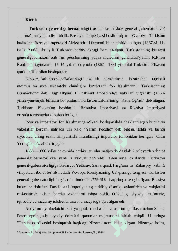 Turkiston general-gubernatorligi devonxonasi va Kengashi faoliyati 24 2