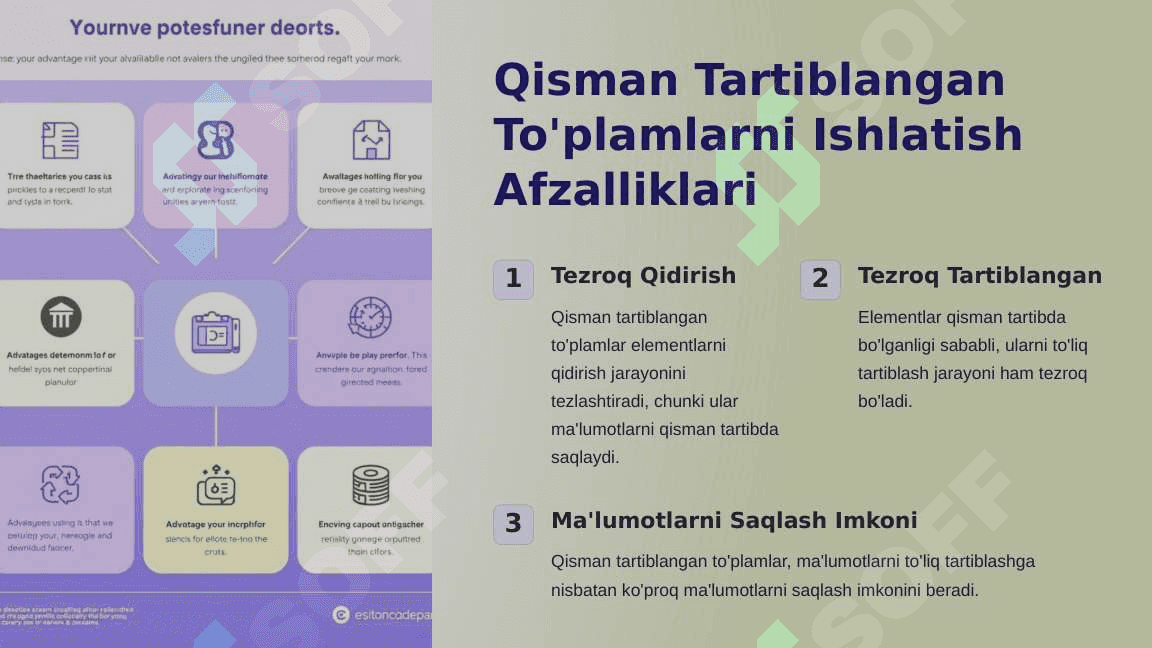 :Qisman Tartiblangan To'plamlarning Turlari 4