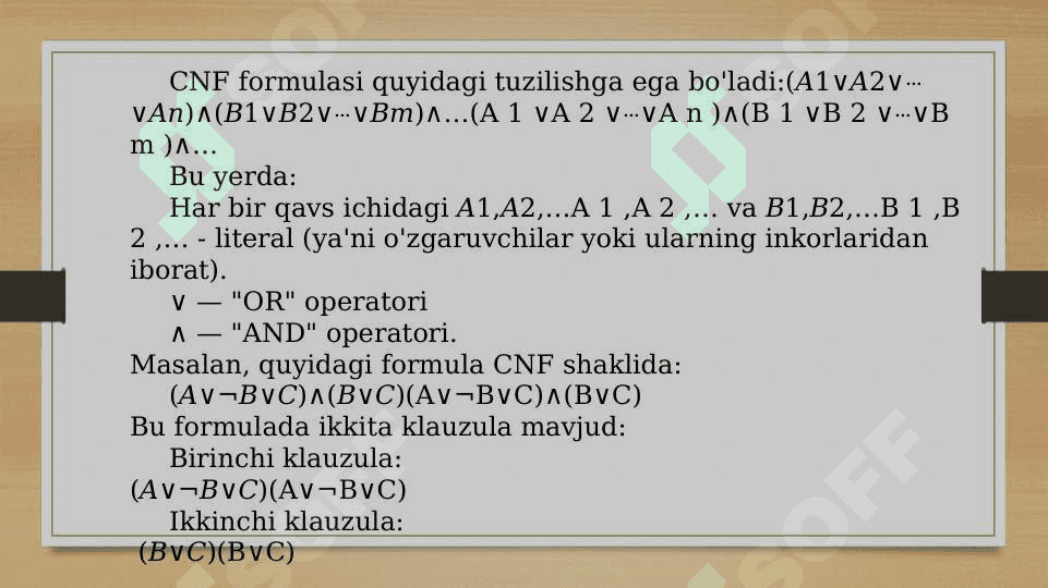 TULIQ NORMAL FORMALAR 3