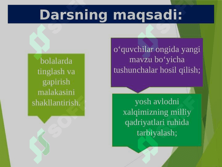 TINGLASH VA GAPIRISH MALAKASINI SHAKLLANTIRISH 2